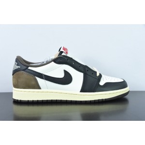 Travis Scott x Air Jordan 1 Low Dark Mocha Black CQ4277-105