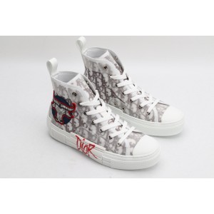 DIO* B23 OBLIQUE HIGH-TOP SNEAKER