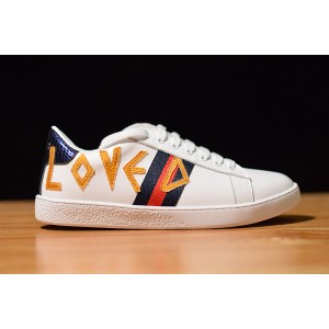 GUCCI ACE EMBROIDERED LOW-TOP SNEAKER