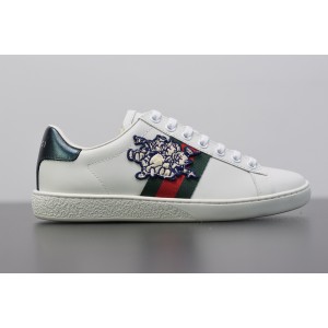 GUCCI ACE EMBROIDERED LOW-TOP SNEAKER