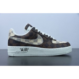 LVT X AIR FORCE 1‘07 LOW "DAMIER AZUR/BROWN/MONOGRAM'