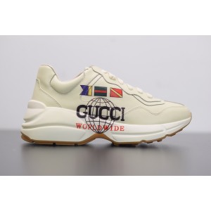 GUC  RHYTON VINTAGE TRAINER SNEAKER 498916 A9L00 9520